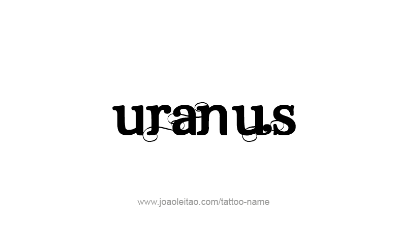 Tattoo Design Mythology Name Uranus   