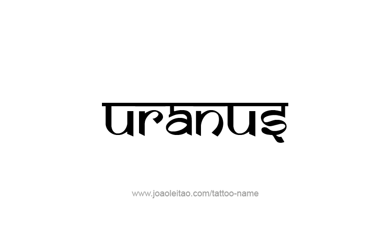 Tattoo Design Mythology Name Uranus   