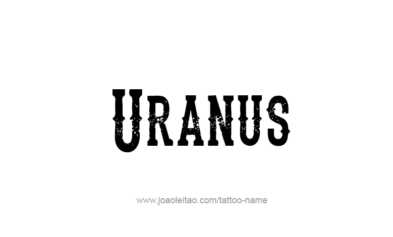 Tattoo Design Mythology Name Uranus   