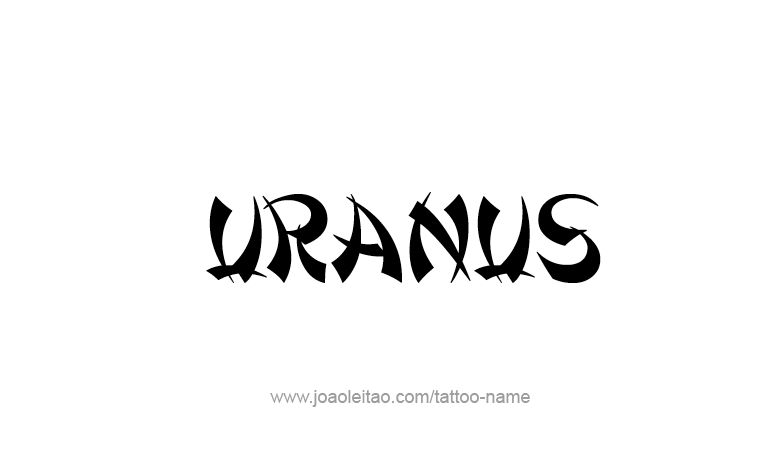 Tattoo Design Mythology Name Uranus