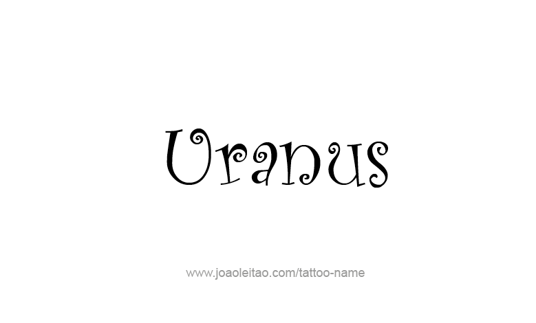 Tattoo Design Mythology Name Uranus   