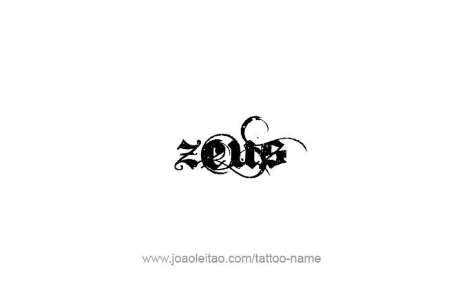 Tattoo Design Mythology Name Zeus   