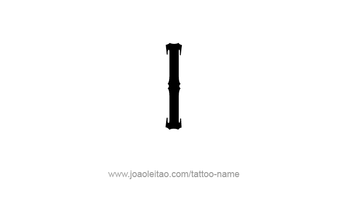 Tattoo Design Roman Numeral I (1)