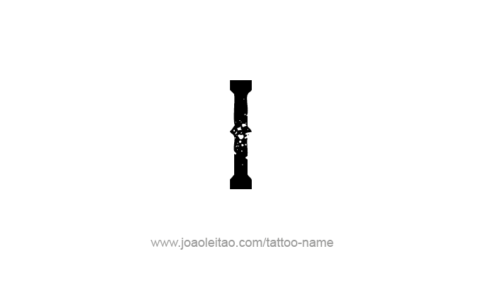 Tattoo Design Roman Numeral I (1)