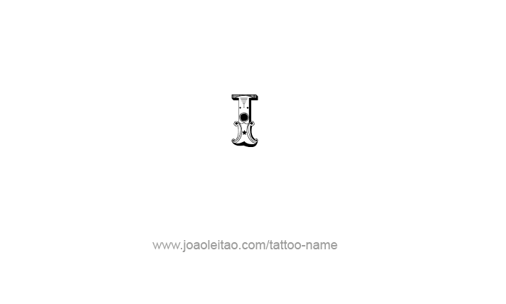 Tattoo Design Roman Numeral I (1)