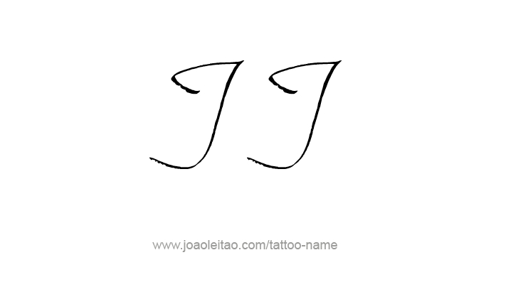 Tattoo Design Roman Numeral II (2)