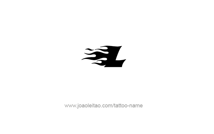 Tattoo Design Roman Numeral L (50)