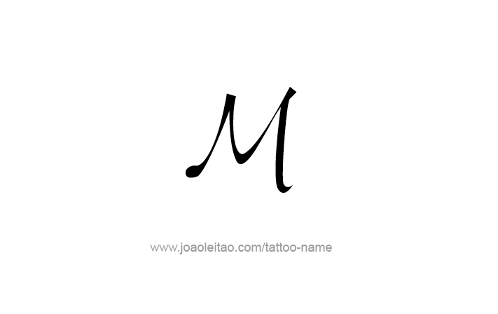 M LETTER TATTOO DESIGN - ALPHABET M TATTOO DESIGN - YouTube