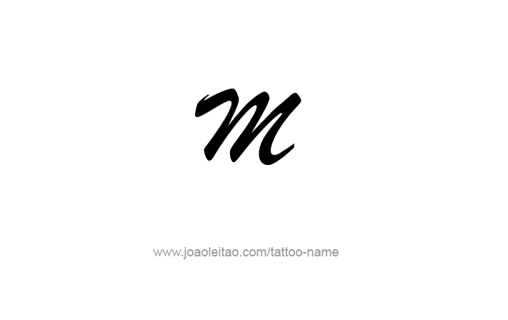 20 Stylish M Letter Tattoo Designs And Ideas 2023