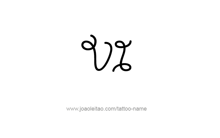 Tattoo Design Roman Numeral VI (6)