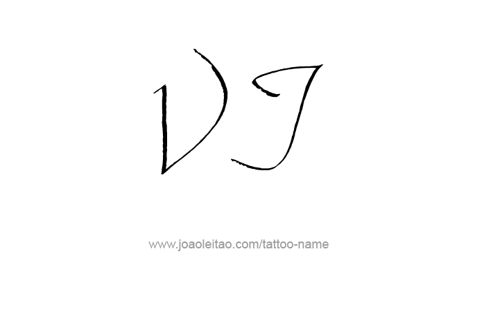 Tattoo Design Roman Numeral VI (6)