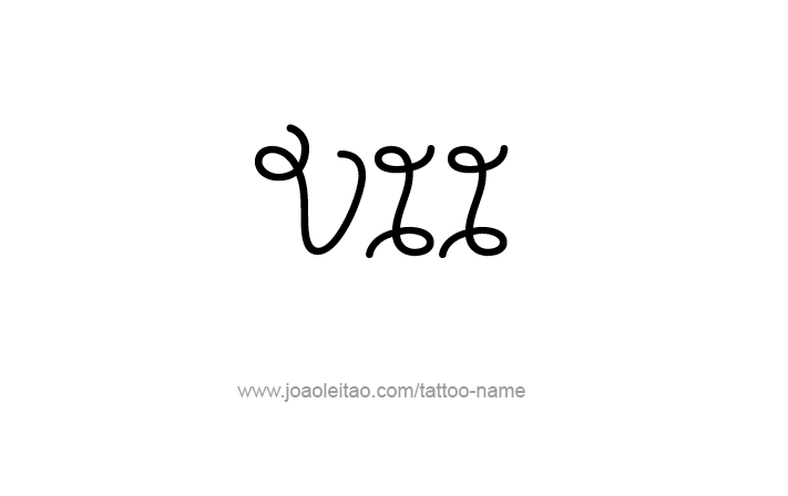Tattoo Design Roman Numeral VII (7)