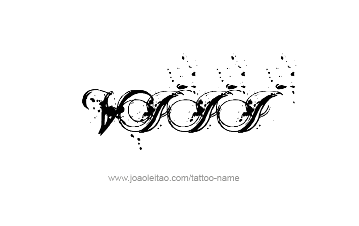 Tattoo Design Roman Numeral VIII (8)