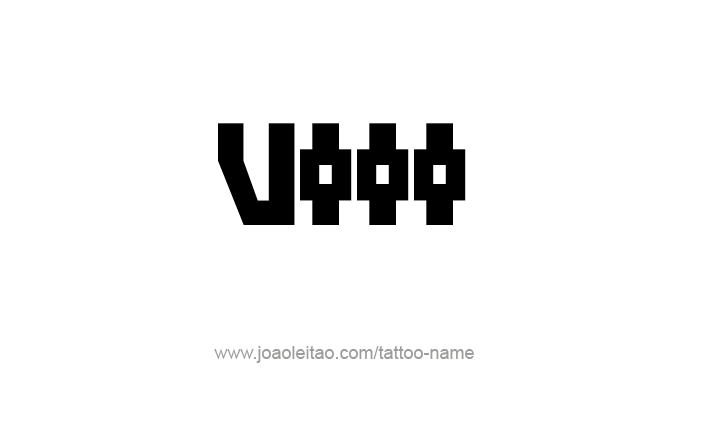 Tattoo Design Roman Numeral VIII (8)