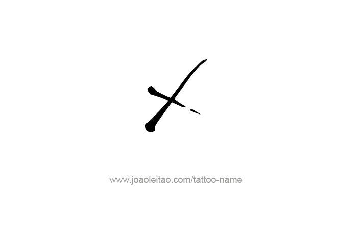 Tattoo Design Roman Numeral X (10)