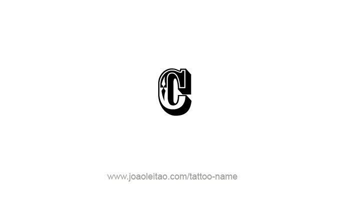 Tattoo Design Roman Numeral C 100
