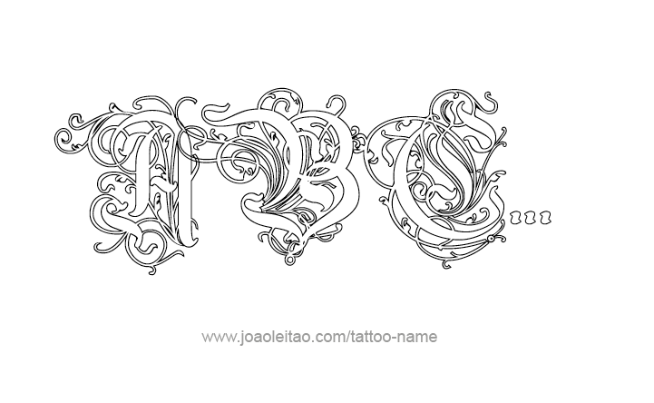 Tattoo Phrase Design 