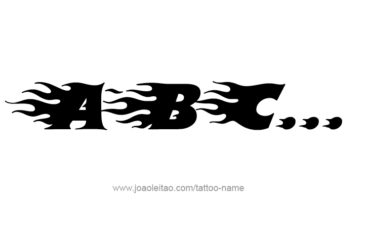 Tattoo Phrase Design 