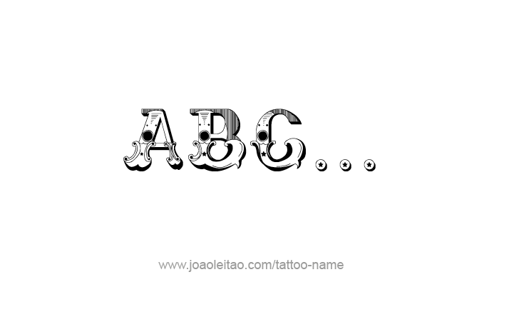 Tattoo Phrase Design 