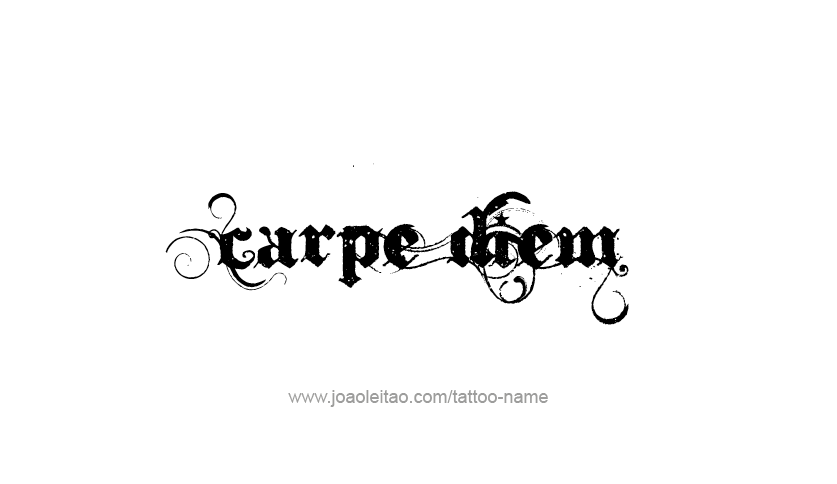 Tattoo Phrase Design 