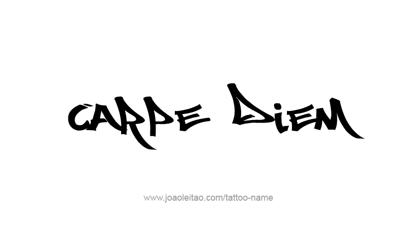 Tattoo Phrase Design 