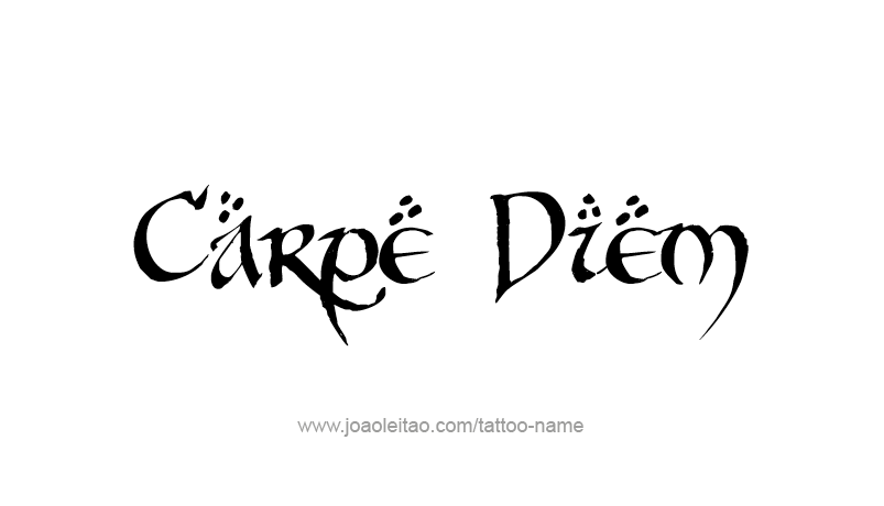 Tattoo Phrase Design 