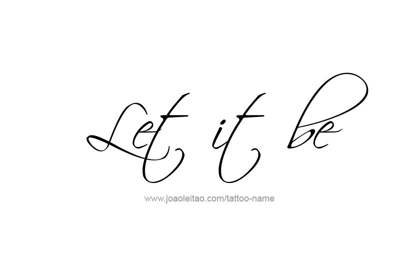 Tattoo Phrase Design 