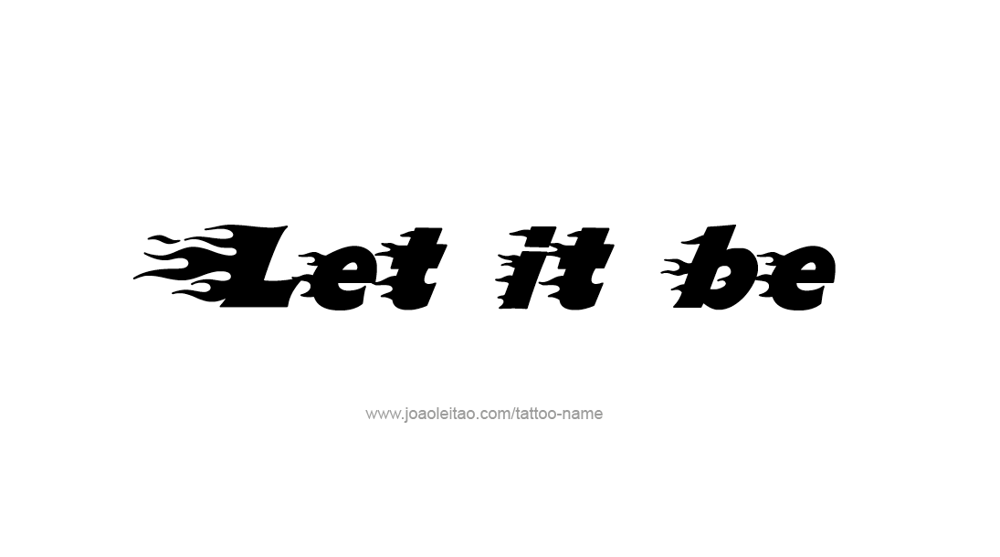 Tattoo Phrase Design 