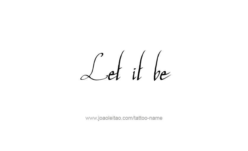 Tattoo Phrase Design 