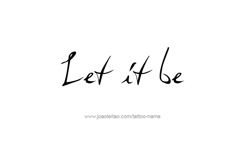 Tattoo Phrase Design 
