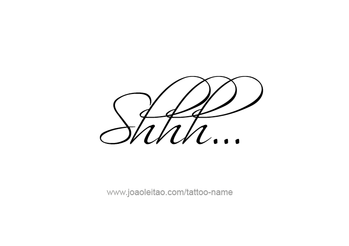 Tattoo Phrase Design 