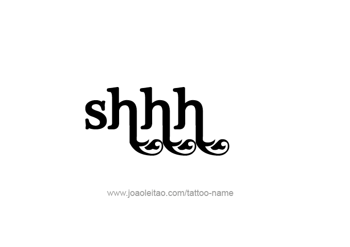 Tattoo Phrase Design 