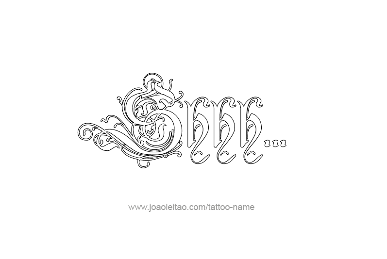 Tattoo Phrase Design 