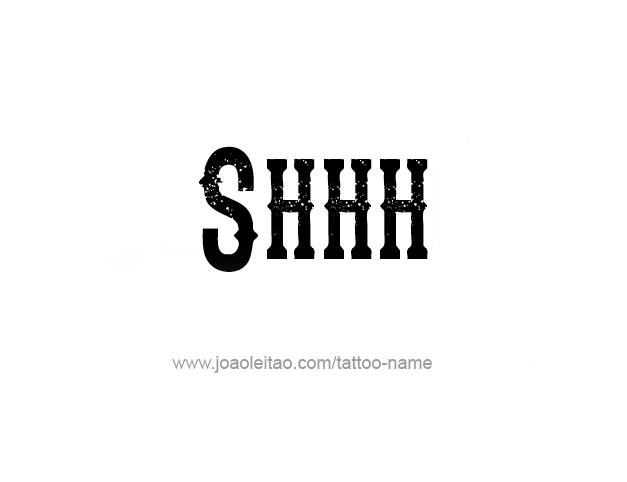 Tattoo Phrase Design 