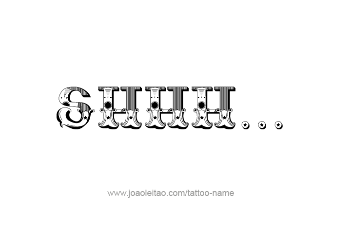 Tattoo Phrase Design 