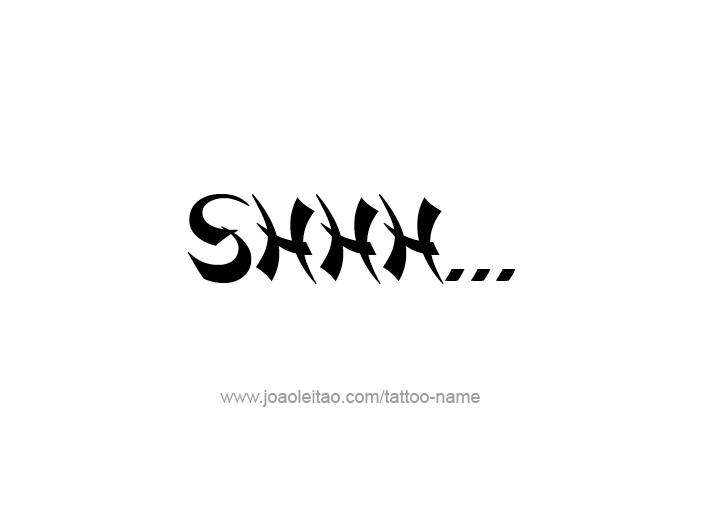 Tattoo Phrase Design 