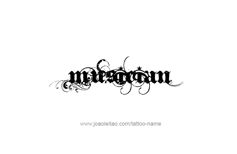 Tattoo Design Profession Name Musician  