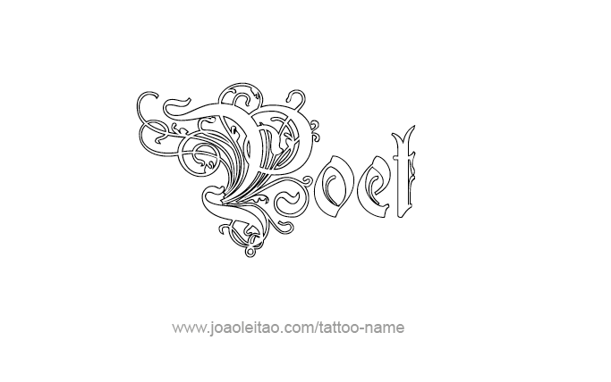 Tattoo Design Profession Name Poet  