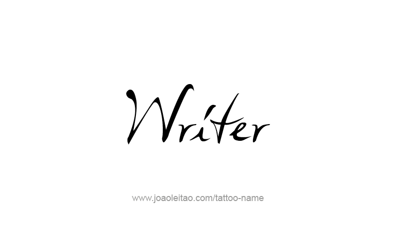 Tattoo Design Profession Name Writer  