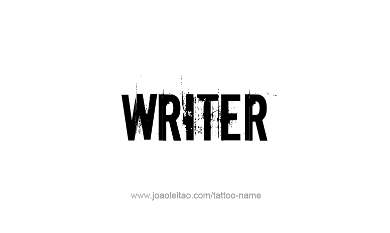 Tattoo Design Profession Name Writer  