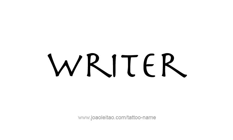 Tattoo Design Profession Name Writer  