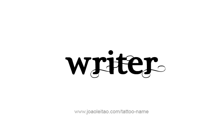 Tattoo Design Profession Name Writer  