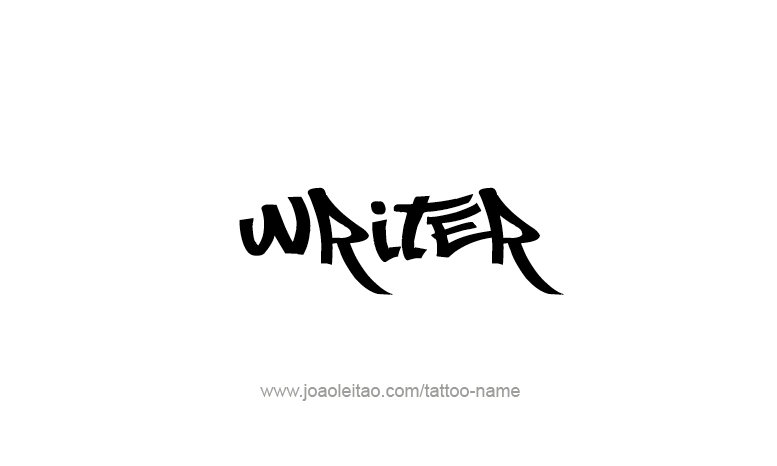 Tattoo Design Profession Name Writer  