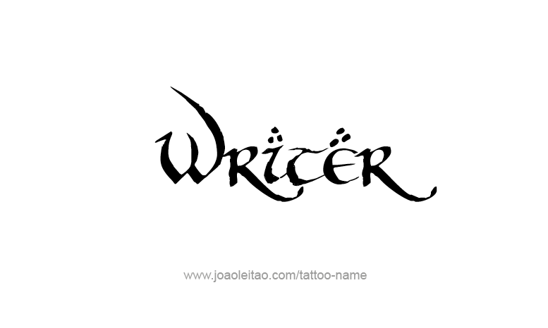 Tattoo Design Profession Name Writer  