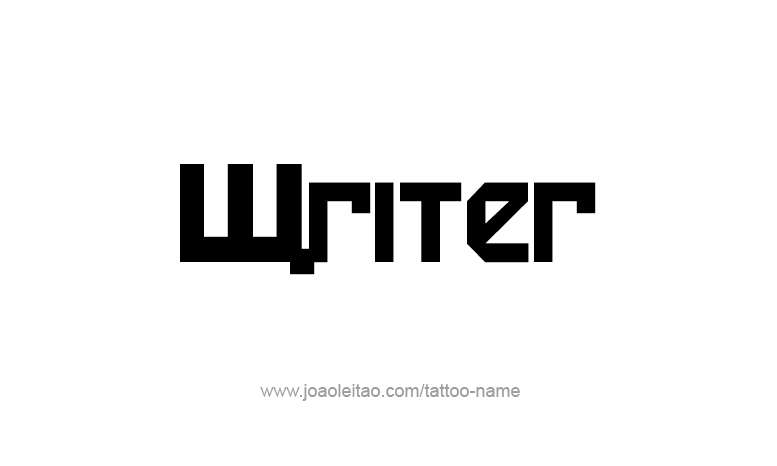 Tattoo Design Profession Name Writer  