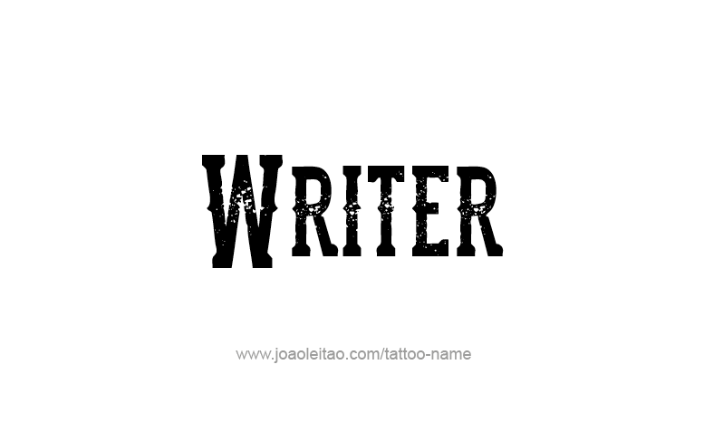 Tattoo Design Profession Name Writer  