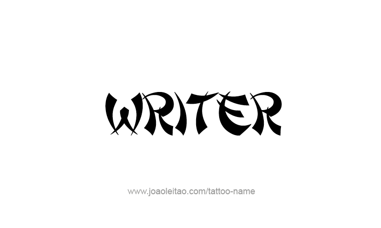 Tattoo Design Profession Name Writer