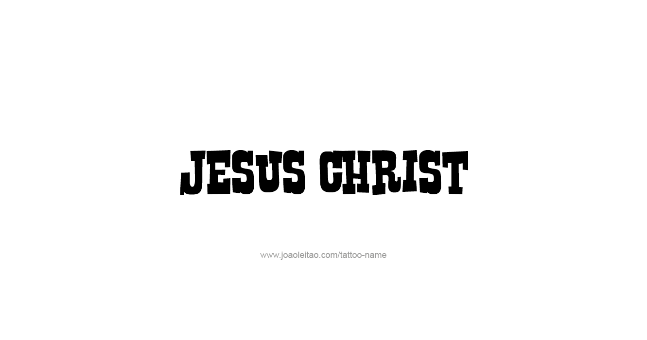 Tattoo Design Prophet Name Jesus Christ