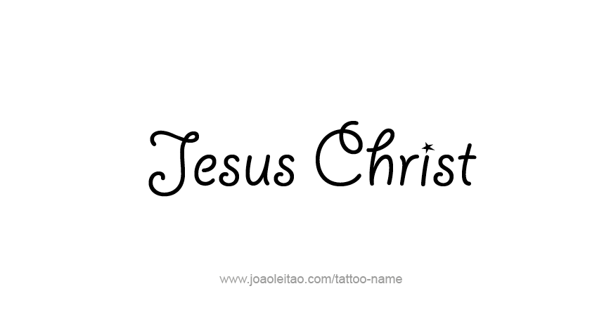 Tattoo Design Prophet Name Jesus Christ