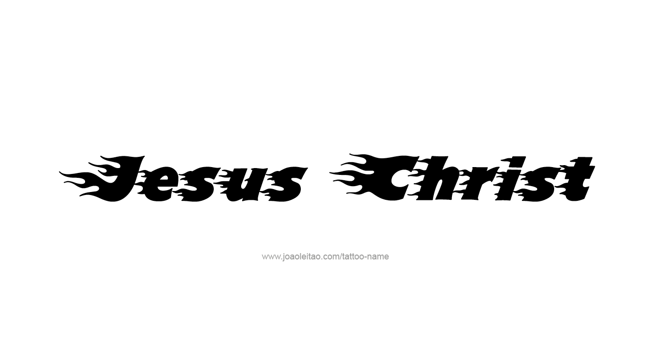 Tattoo Design Prophet Name Jesus Christ